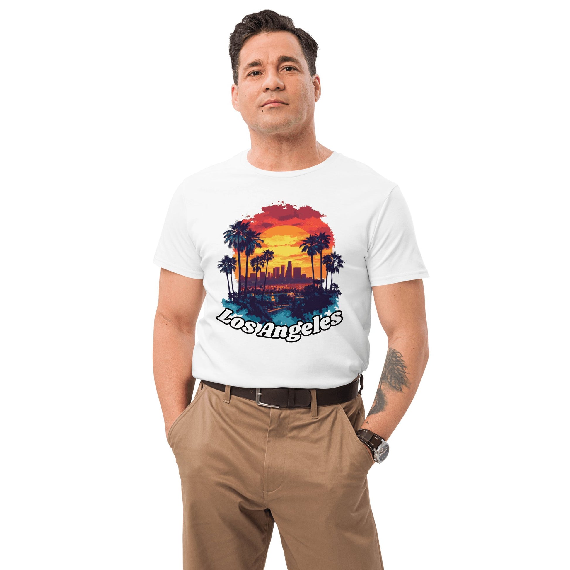 Herren T-Shirt aus Premium Baumwolle "Los Angeles" - Artexio