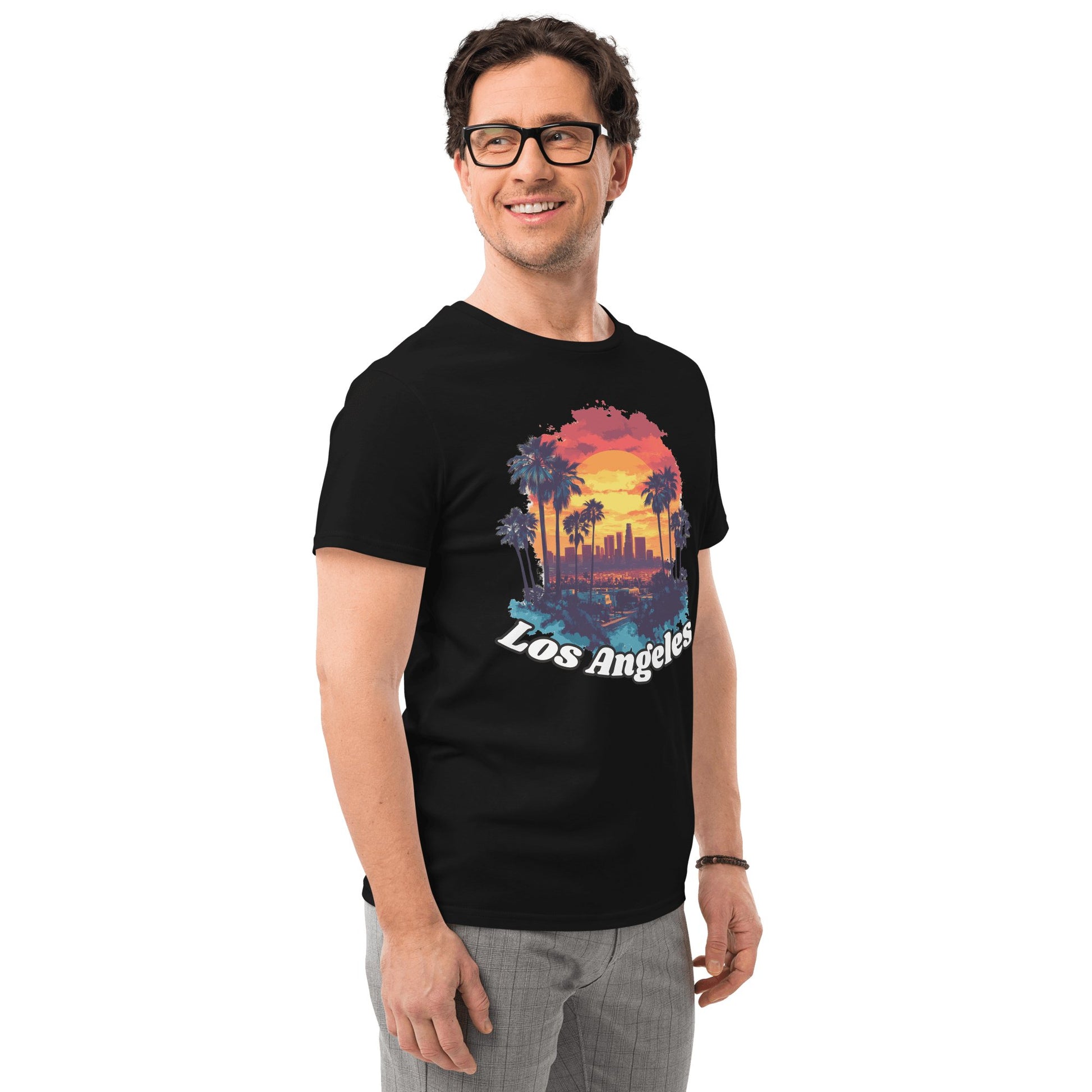 Herren T-Shirt aus Premium Baumwolle "Los Angeles" - Artexio