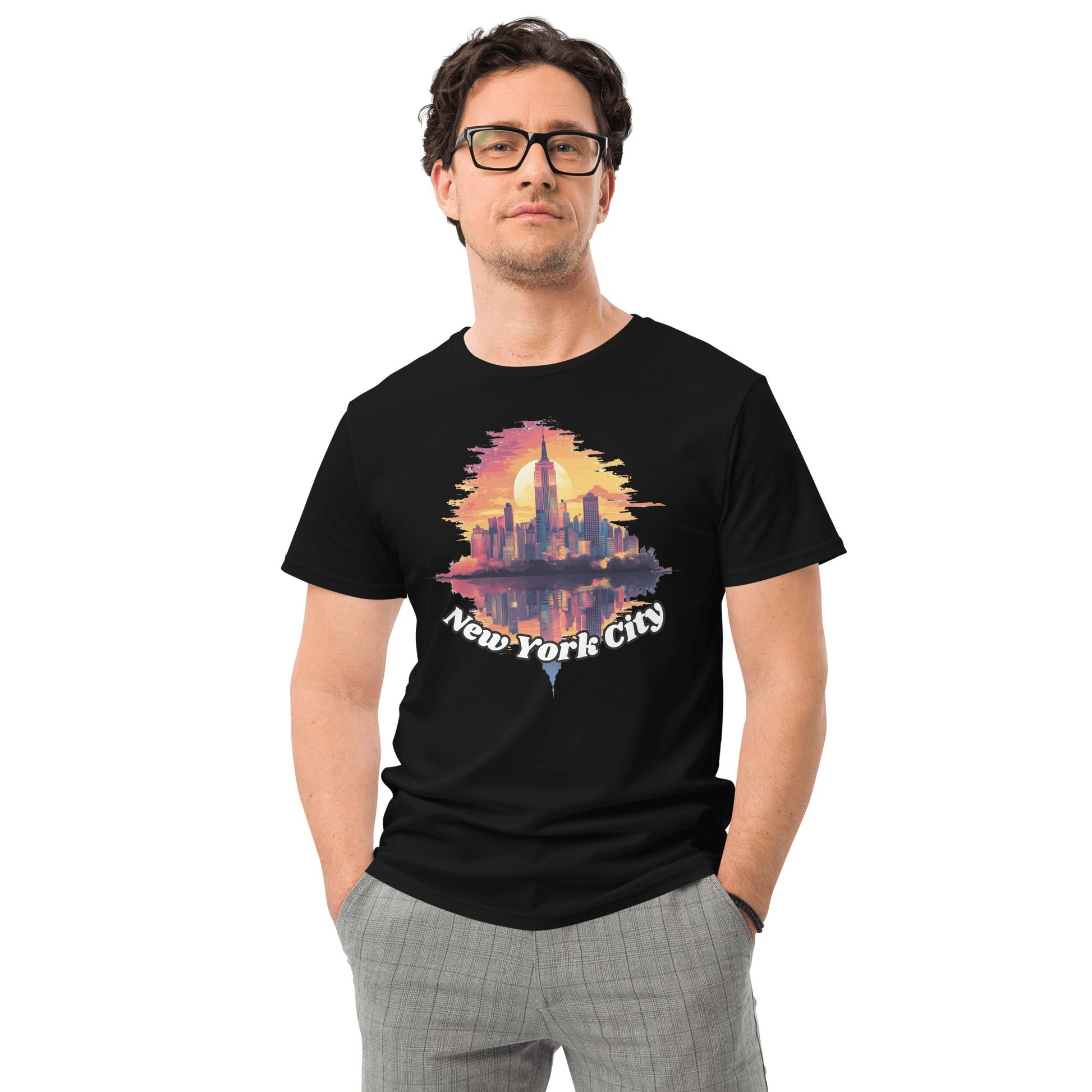 Herren T-Shirt aus Premium Baumwolle "New York City" - Artexio