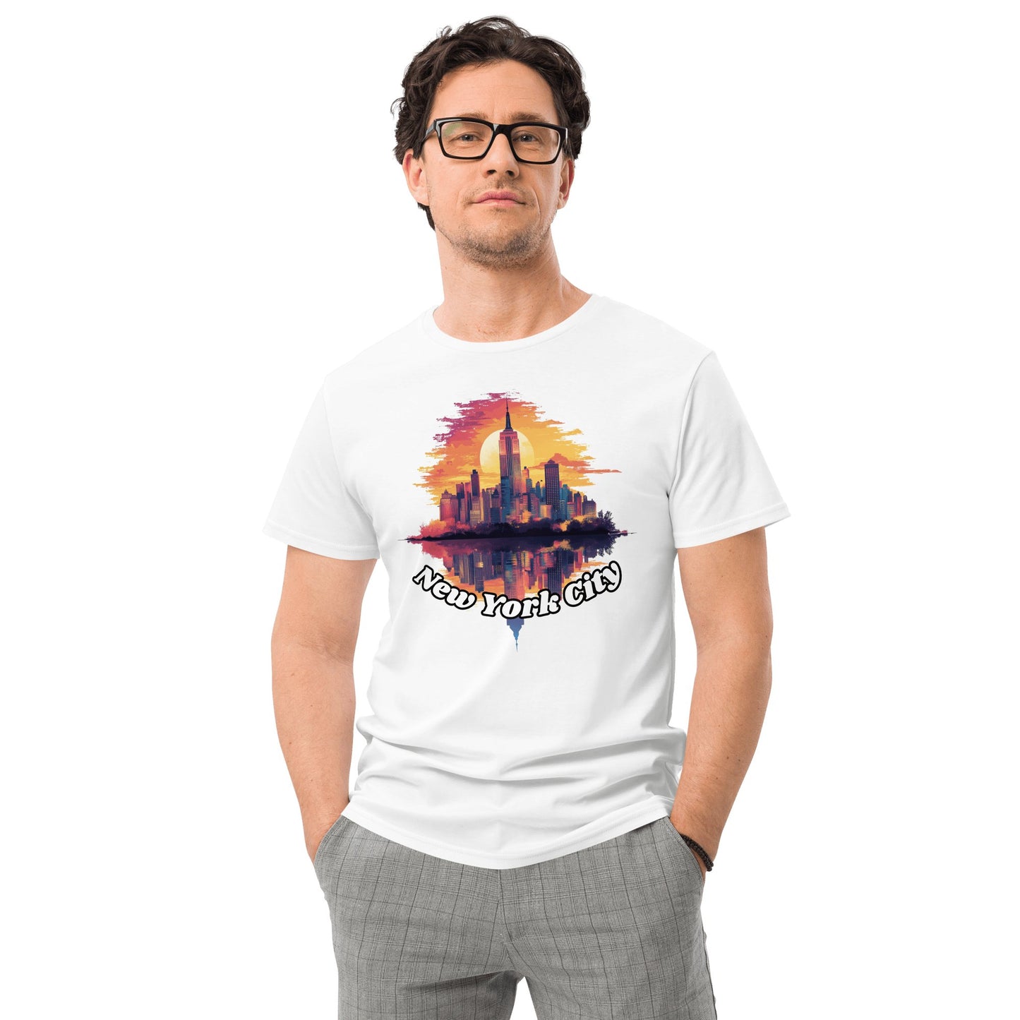 Herren T-Shirt aus Premium Baumwolle "New York City" - Artexio