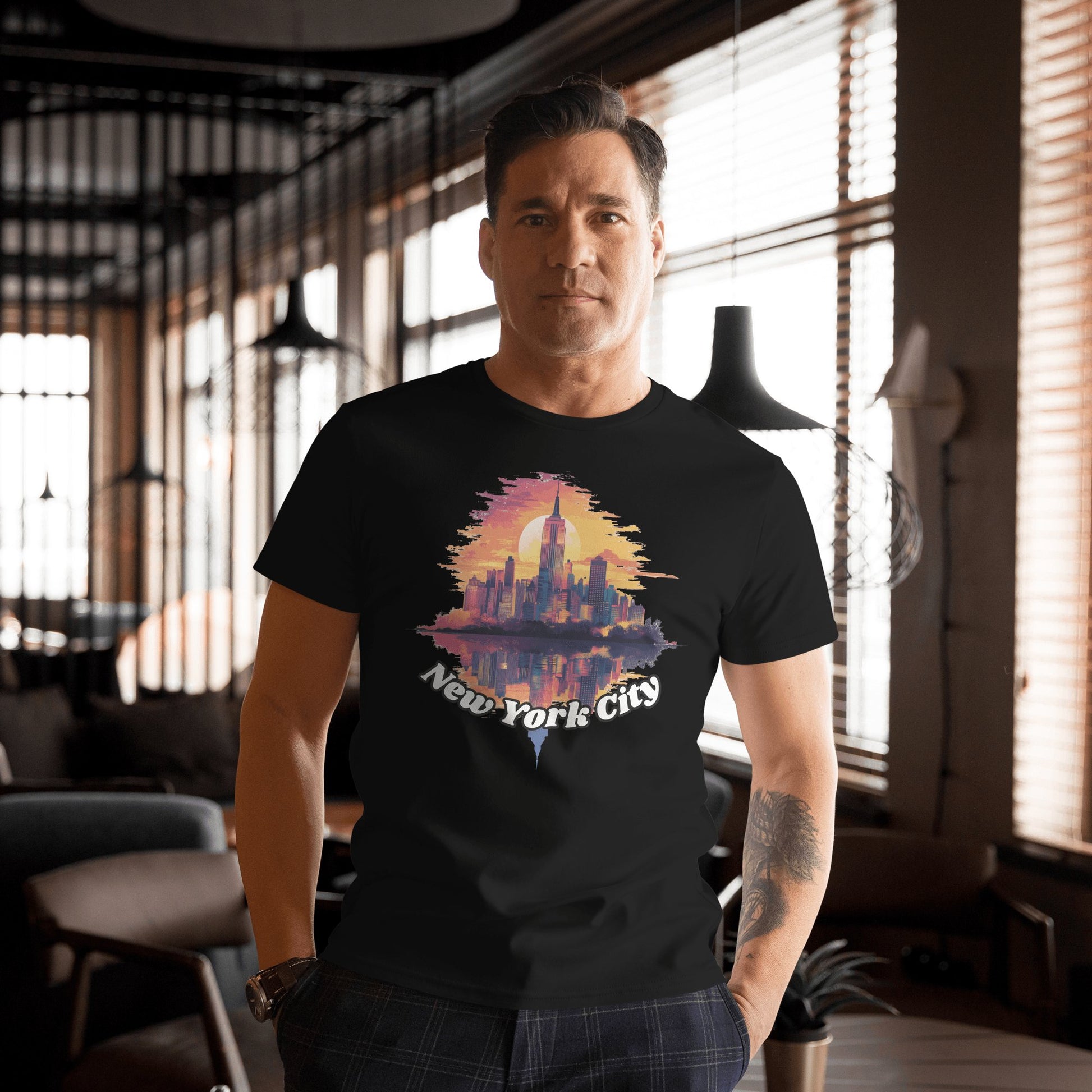 Herren T-Shirt aus Premium Baumwolle "New York City" - Artexio