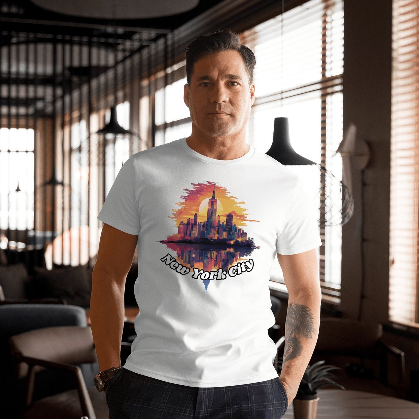 Herren T-Shirt aus Premium Baumwolle "New York City" - Artexio