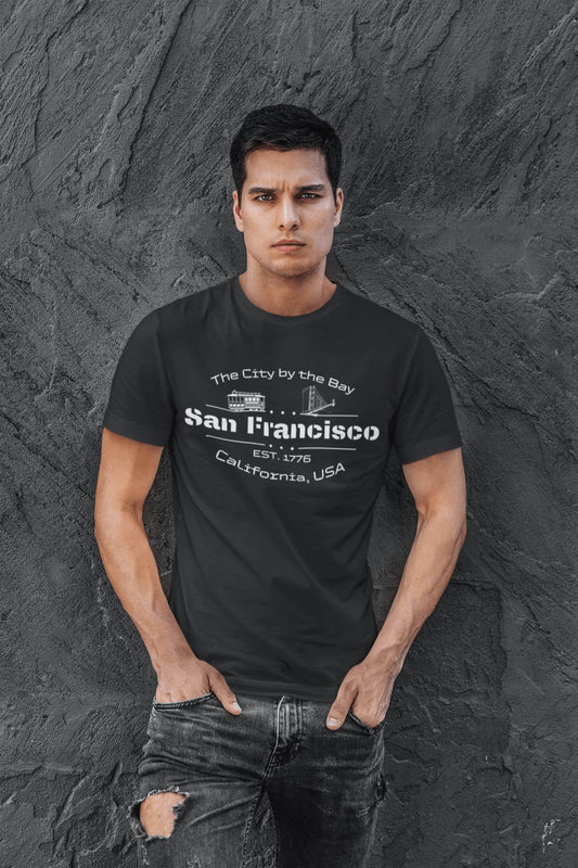 Herren T-Shirt aus Premium Baumwolle "San Francisco" - Artexio