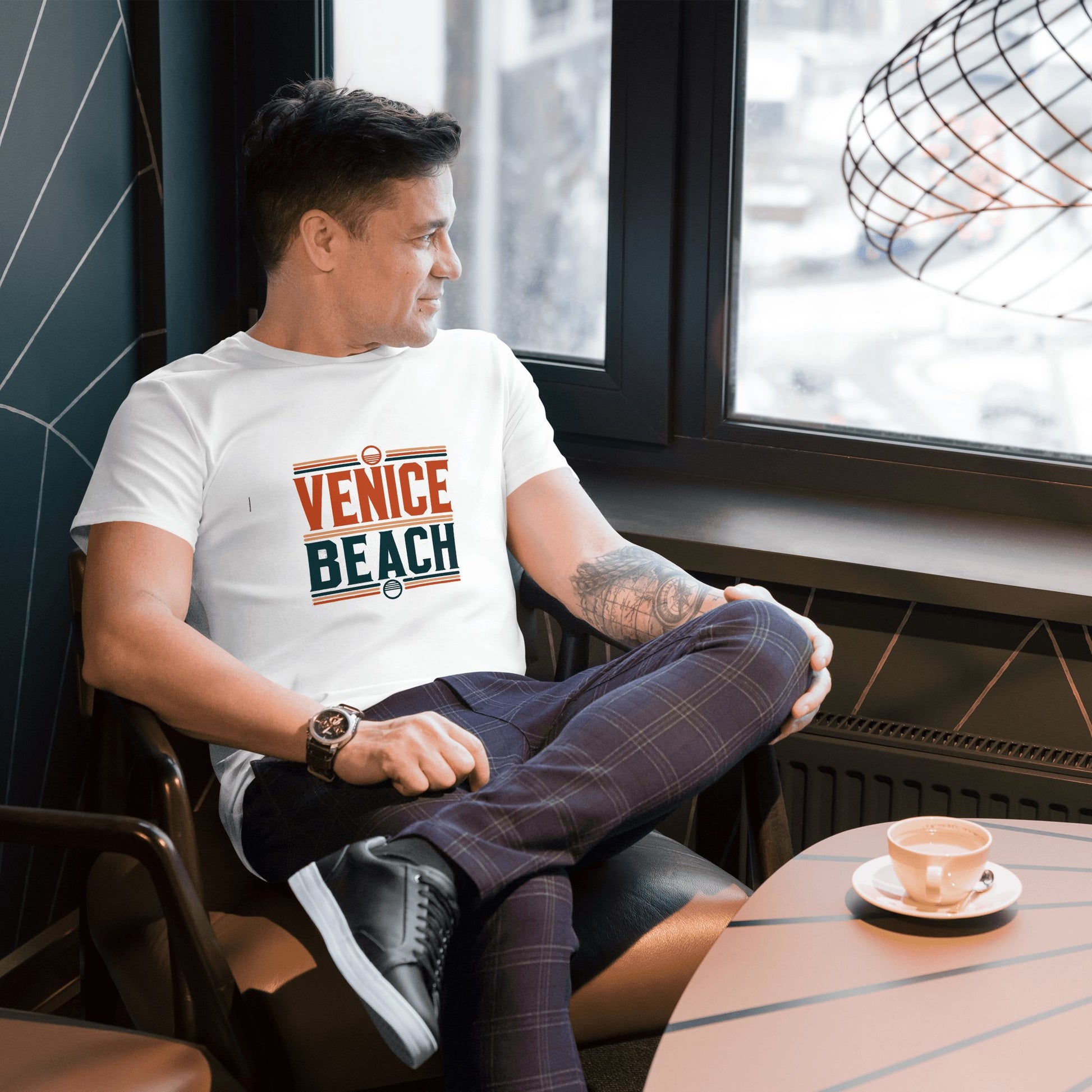 Herren T-Shirt aus Premium Baumwolle "Venice Beach" - Artexio