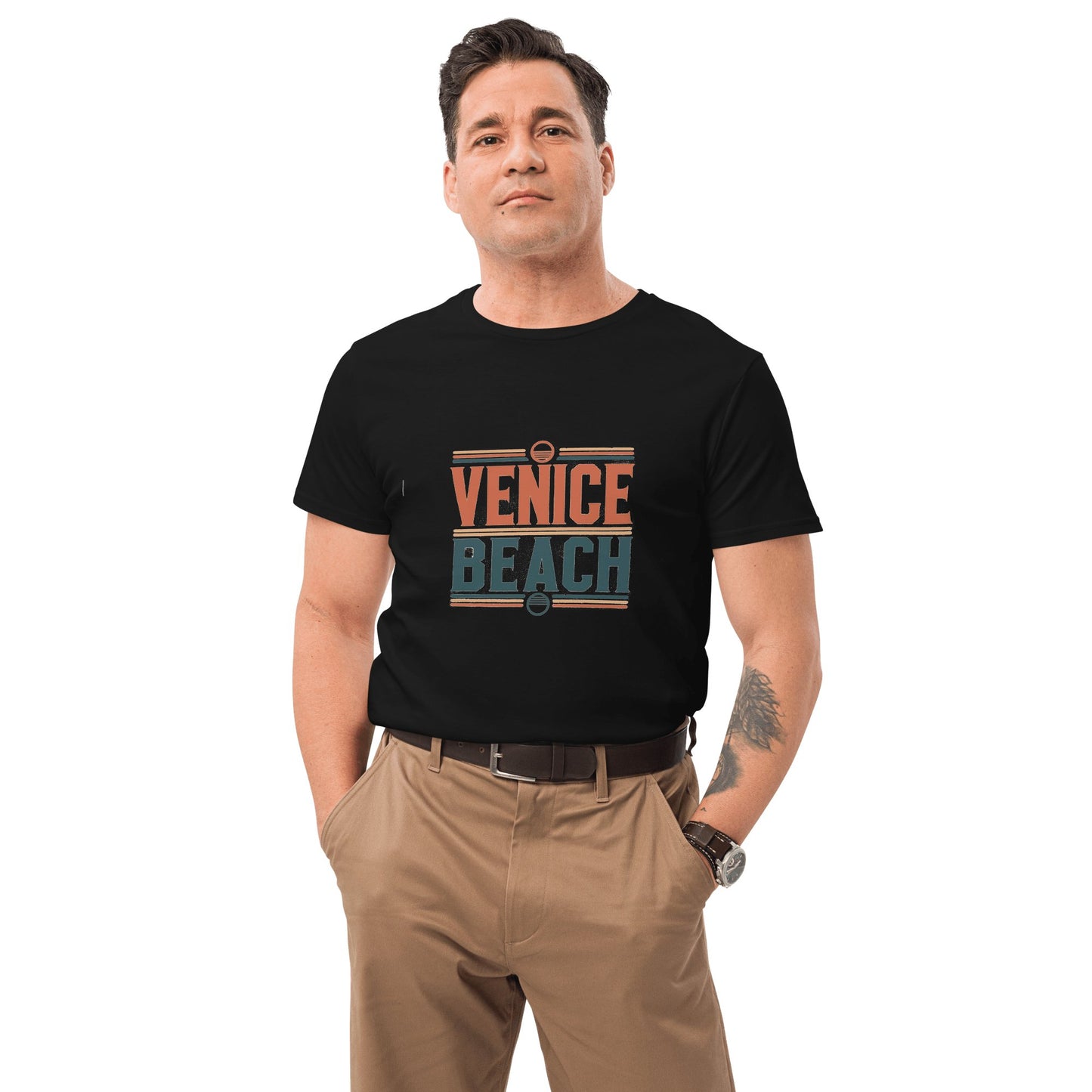 Herren T-Shirt aus Premium Baumwolle "Venice Beach" - Artexio