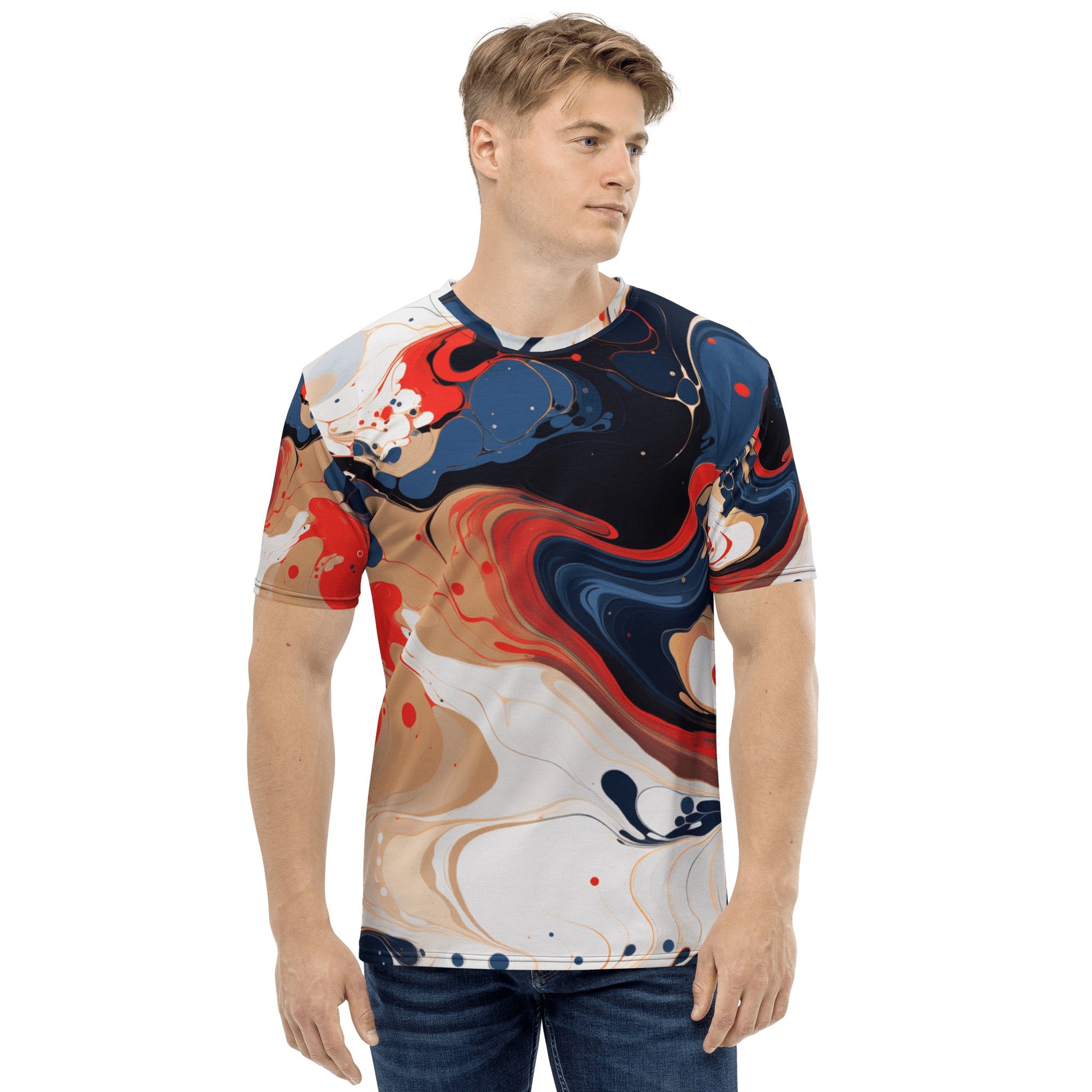 Herren T-Shirt "Color Swirl" - Artexio