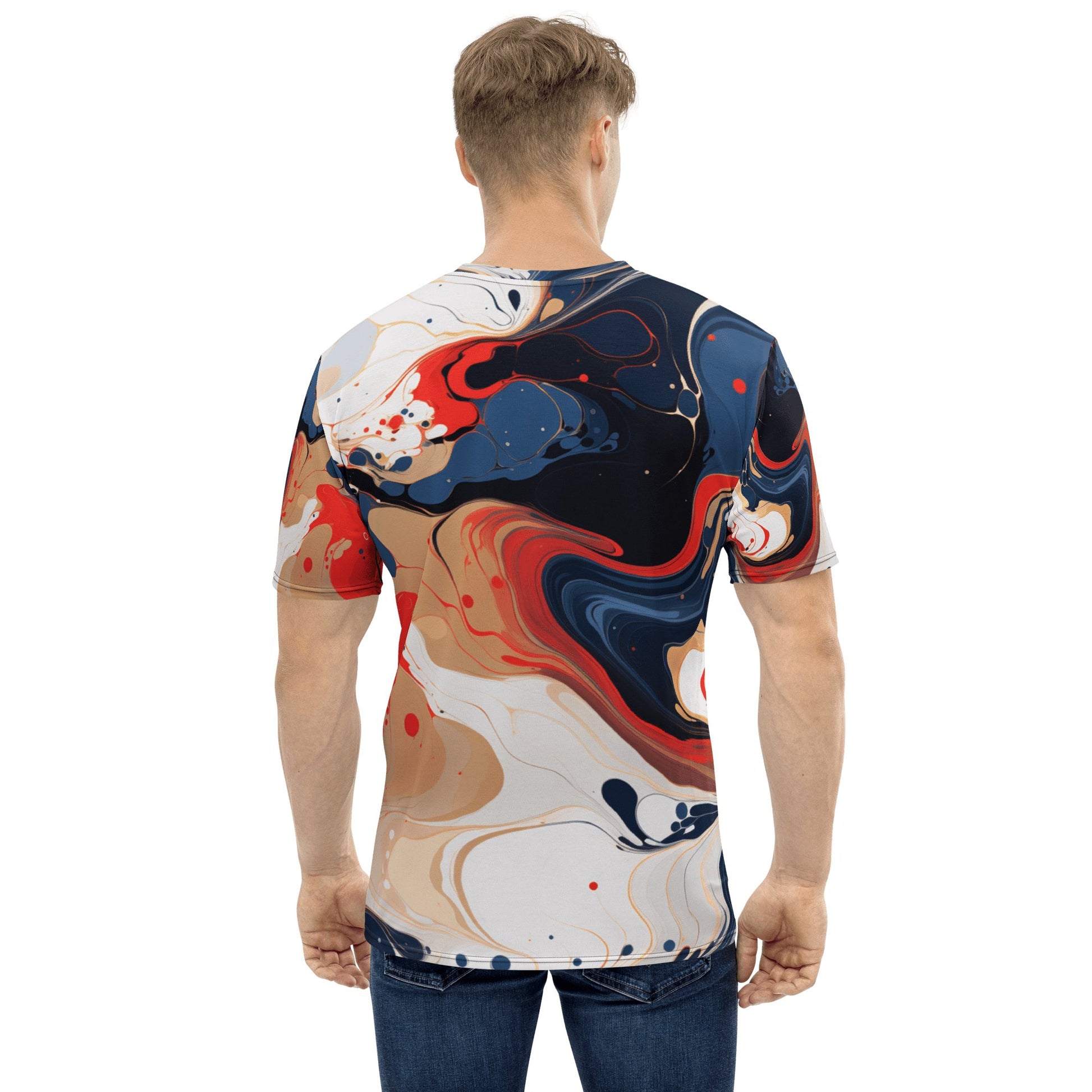 Herren T-Shirt "Color Swirl" - Artexio