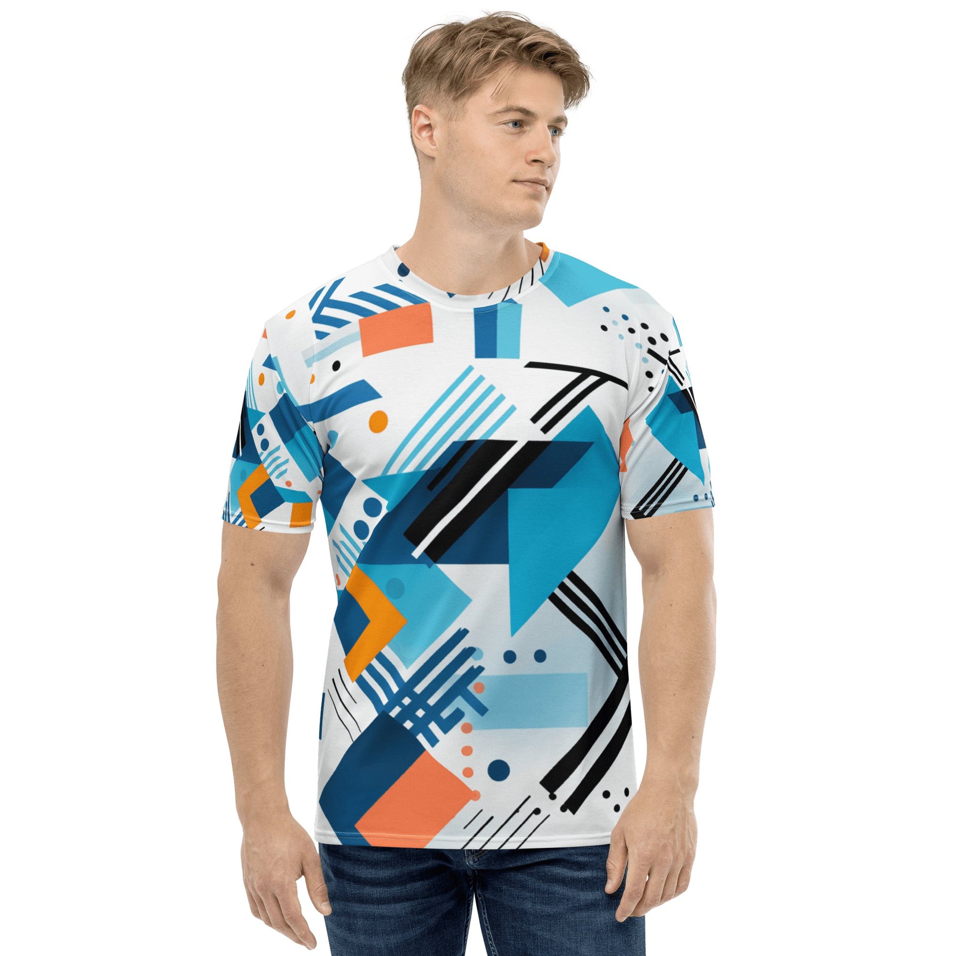 Herren T-Shirt "Geometric Harmony" - Artexio