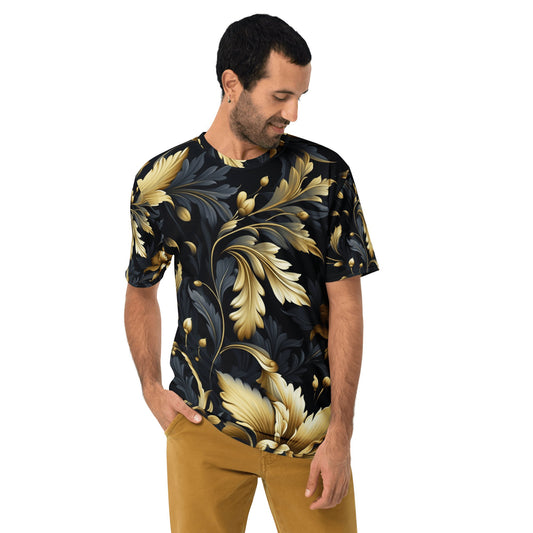 Herren T-Shirt "Golden Flora" - Artexio