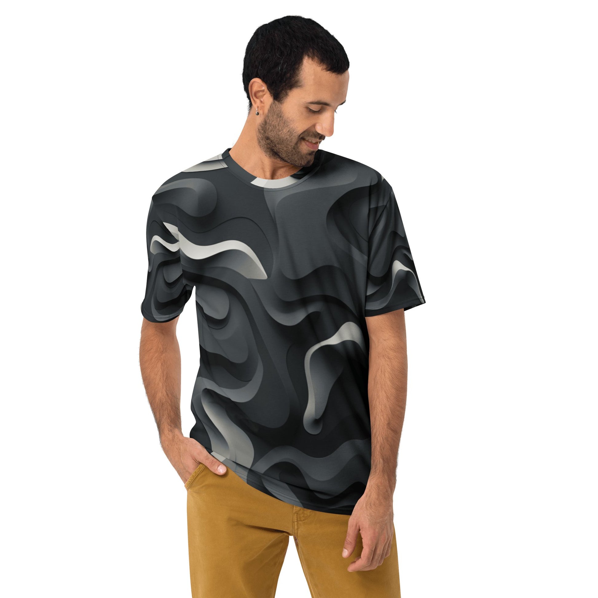 Herren T-Shirt "Monochrome Flow" - Artexio