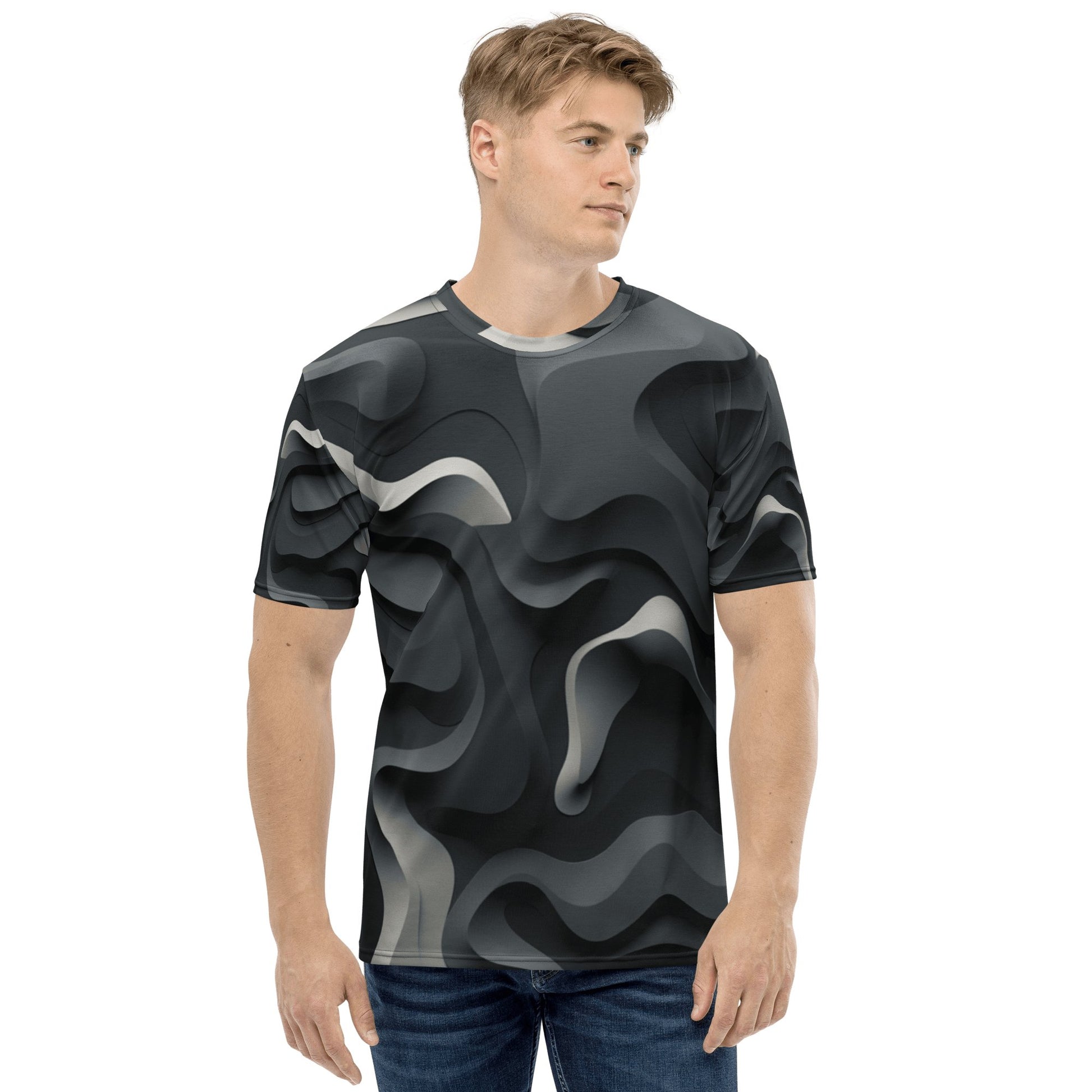 Herren T-Shirt "Monochrome Flow" - Artexio