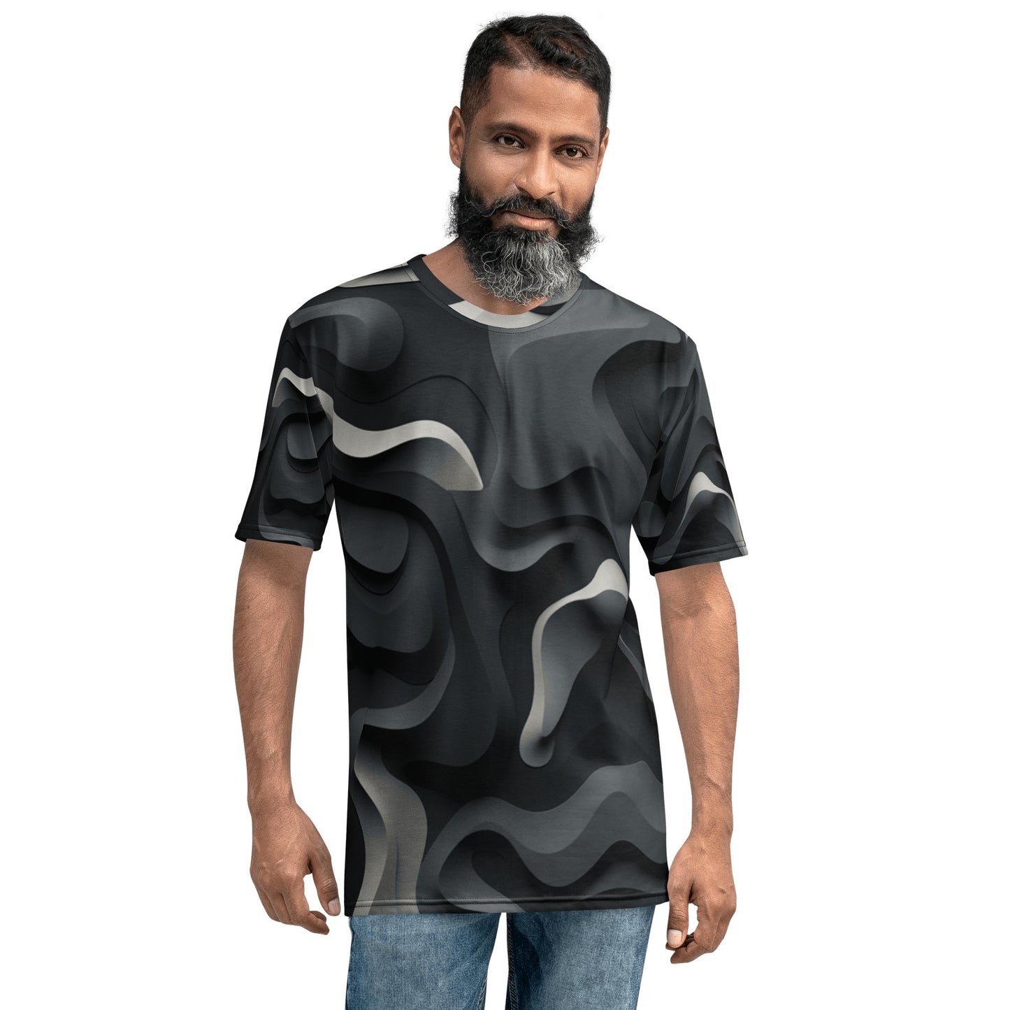 Herren T-Shirt "Monochrome Flow" - Artexio