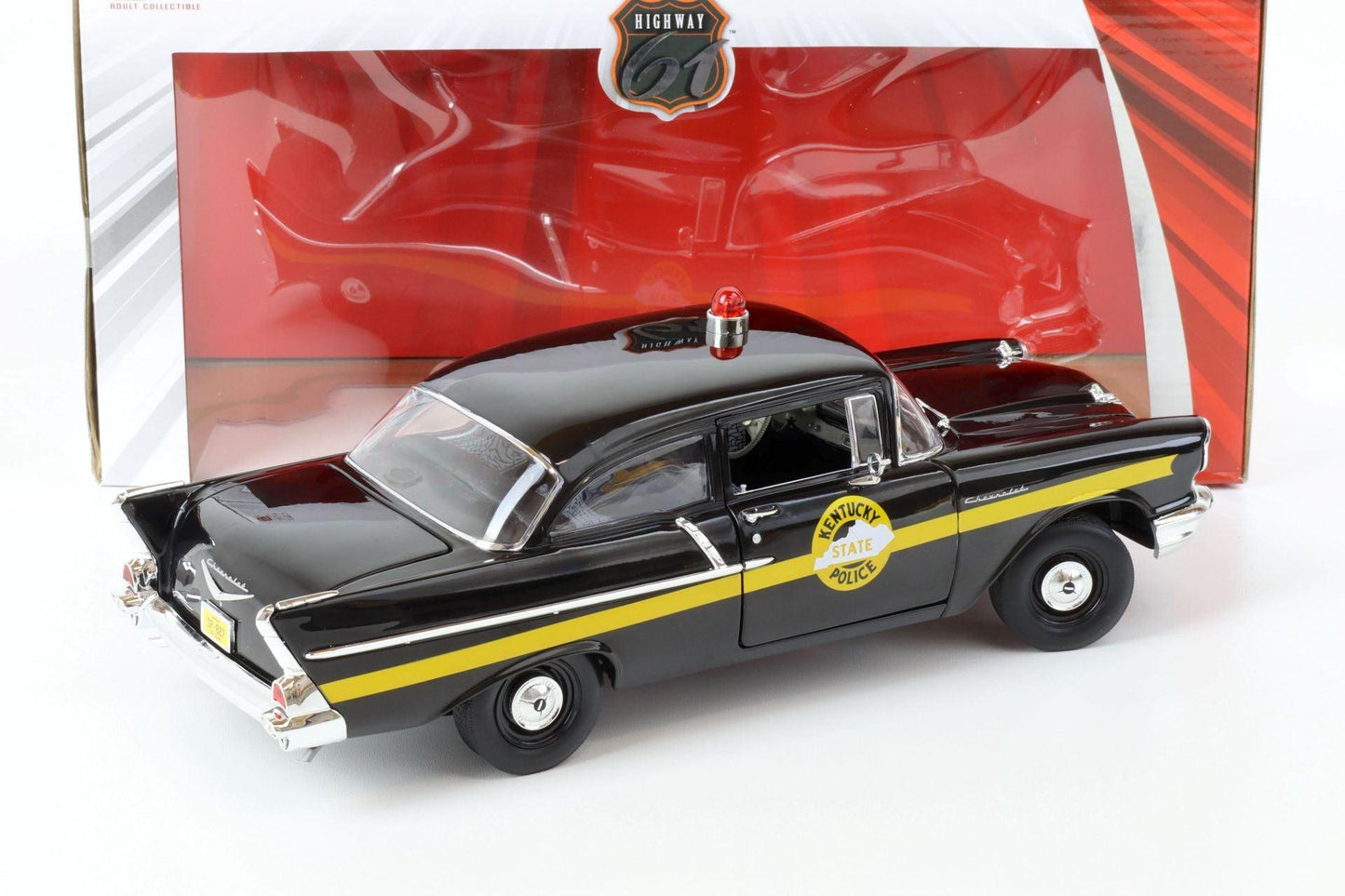 Highway61 Chevrolet 150 Sedan - Kentucky State Police 1957 1:18 Modell - Artexio