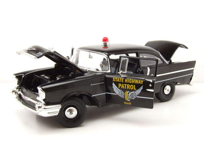 Highway61 Chevrolet 150 Sedan - Ohio State Highway Patrol 1957 1:18 Modell - Artexio