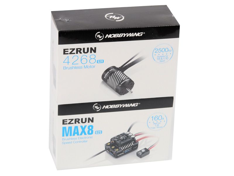 Hobbywing Combo Ezrun MAX8 G2S Regler mit 4268SD 2500kV G2R Motor