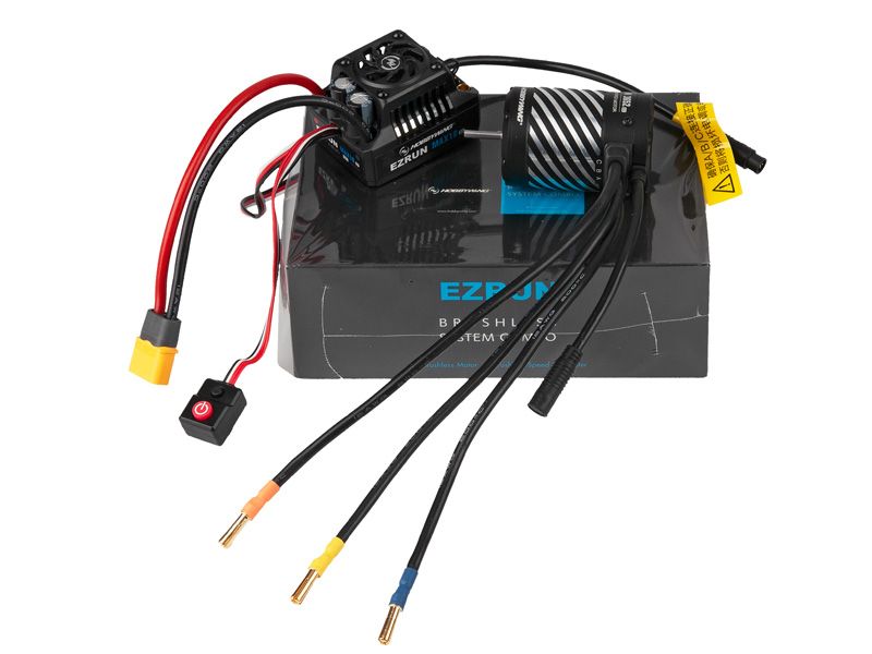 Hobbywing Ezrun MAX10 G2 80A Combo mit 3652SD - 5400kV 3,175 Welle