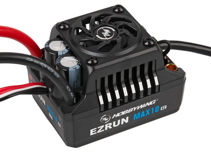 Hobbywing Ezrun MAX10 G2 80A Combo mit 3652SD - 5400kV 3,175 Welle