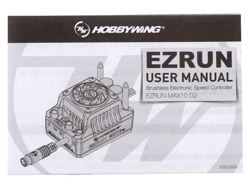 Hobbywing Ezrun MAX10 G2 Brushless Regler 140A 2 - 4S LiPo für 1:10 Fahrzeuge