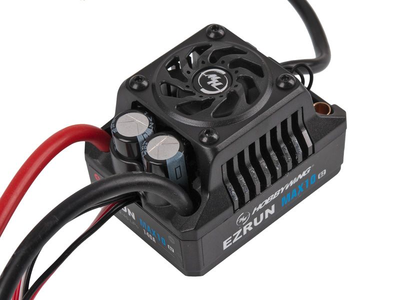 Hobbywing Ezrun MAX10 G2 Brushless Regler 140A 2 - 4S LiPo für 1:10 Fahrzeuge