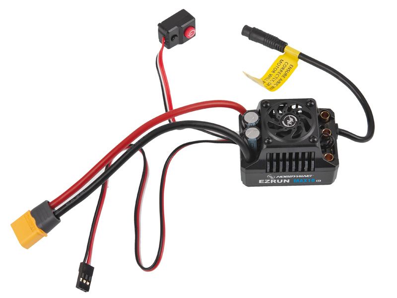 Hobbywing Ezrun MAX10 G2 Brushless Regler 140A 2-4S LiPo für 1:10 Fahrzeuge