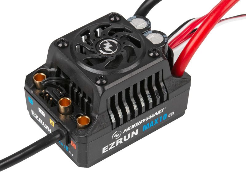 Hobbywing Ezrun MAX10 G2 Regler 80 Amp, 2-3s LiPo, BEC 5A