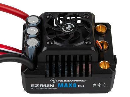Hobbywing Ezrun MAX8 G2S Regler 160A, 3 - 6s LiPo, BEC 6A