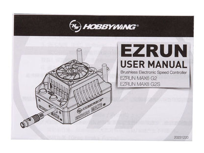 Hobbywing Ezrun MAX8 G2S Regler 160A, 3 - 6s LiPo, BEC 6A