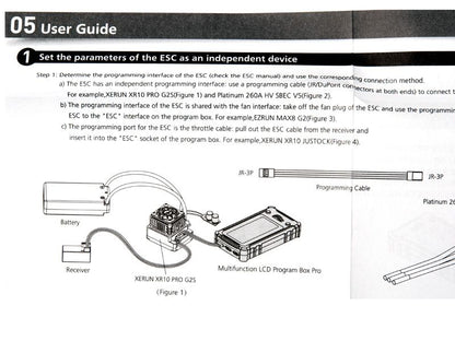 Hobbywing LCD Programmierbox Pro für Xerun, Ezrun und Platinum