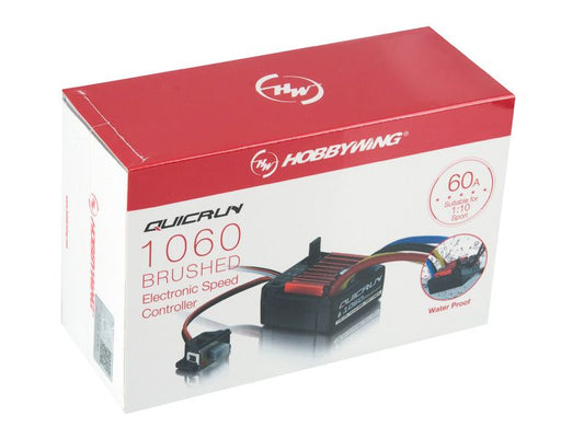Hobbywing QuicRun 1060 für 1:10 RC Autos 60A Brushed Regler
