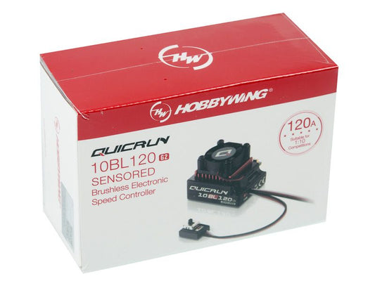 Hobbywing QuicRun 10BL120 G2 120A Sensored Regler 2-3s