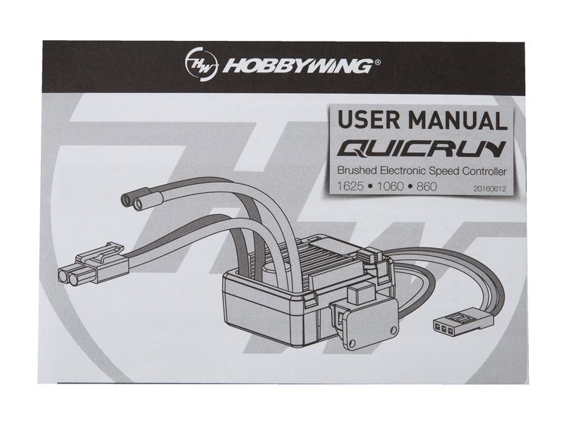 Hobbywing QuicRun 1625 Brushed Regler 25A für 1:16, 1:18 Fahrzeuge