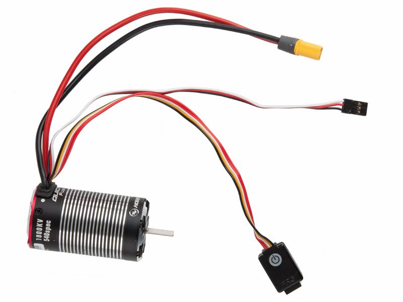 Hobbywing QuicRun Fusion Combo mit 540spec - 1800kV Motor für 1:10 Rock Crawler