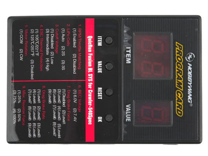 Hobbywing QuicRun Fusion Combo mit 540spec - 1800kV Motor für 1:10 Rock Crawler