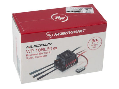 Hobbywing QuicRun WP10BL60 G2 Brushless Regler 60A 2 - 3s für 1:10