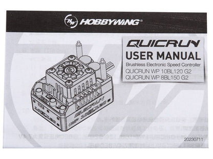 Hobbywing QuicRun WP8BL150 G2 Brushless Regler 150A 3 - 6s für 1:8 Fahrzeuge