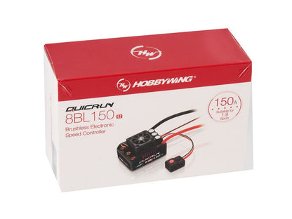 Hobbywing QuicRun WP8BL150 G2 Brushless Regler 150A 3 - 6s für 1:8 Fahrzeuge