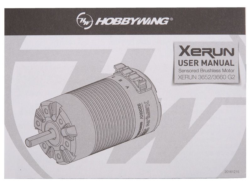 Hobbywing Xerun 3660SD G2 Brushless Motor 4300kv Sensored 5mm Welle