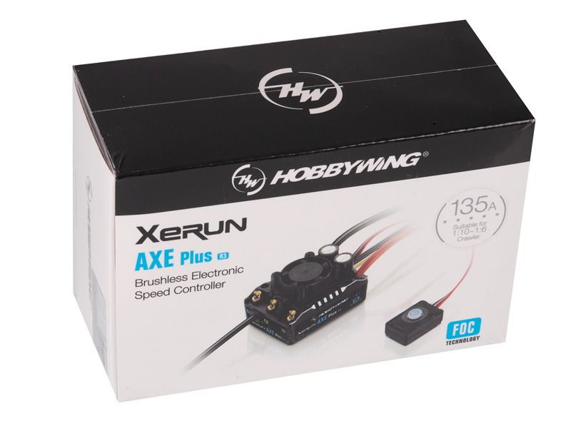 Hobbywing Xerun AXE Plus R3 Regler für Crawler