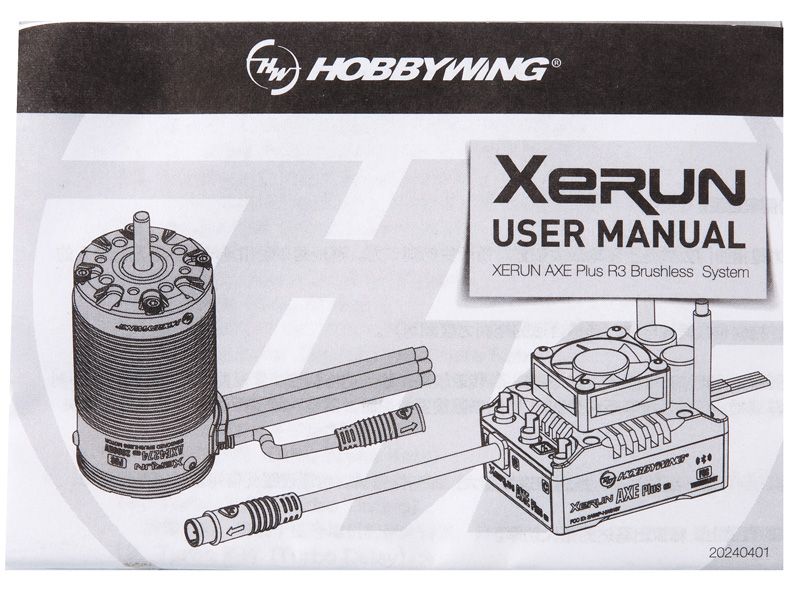 Hobbywing Xerun AXE Plus R3 Regler für Crawler