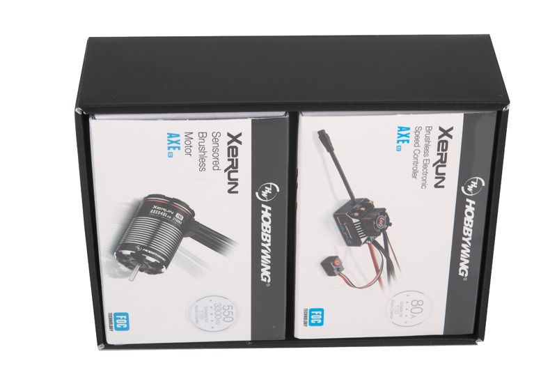 Hobbywing Xerun Axe540L R2-3300kV FOC Combo für 1:10 Rock Crawler Fahrzeuge