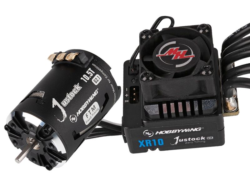 Hobbywing Xerun Justock Combo G3S mit 10.5 Turn 4000kV für 1:10 Stock, Drift