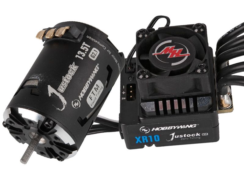 Hobbywing Xerun Justock Combo G3S mit 13.5 Turn 3200kV für 1:10 Stock