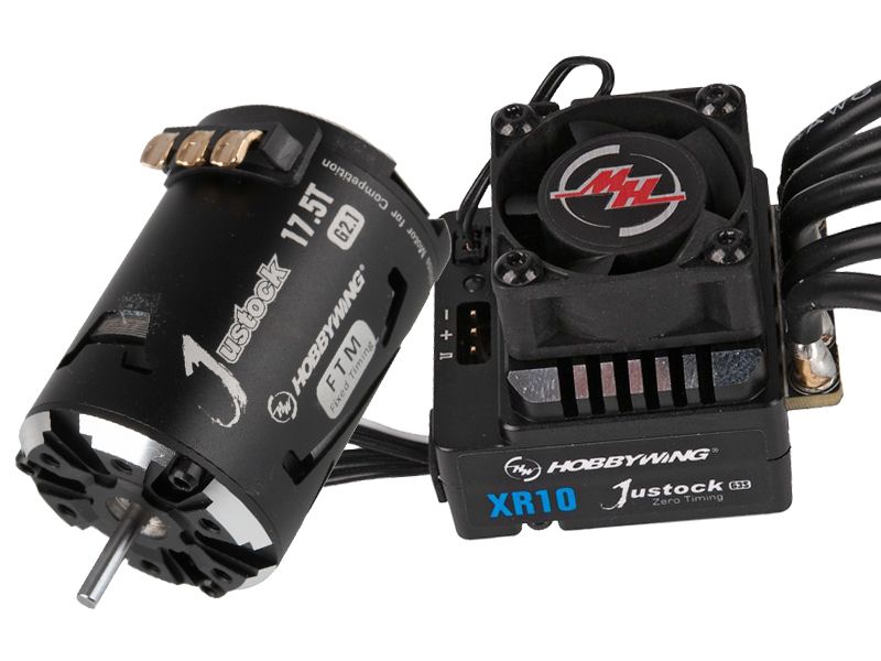 Hobbywing Xerun Justock Combo G3S mit 17.5 Turn 2450kV für 1:10 Stock