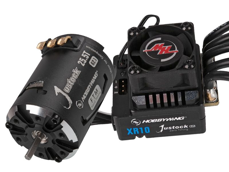 Hobbywing Xerun Justock Combo G3S mit 25.5 Turn 1600kV für 1:10 Crawler, F1