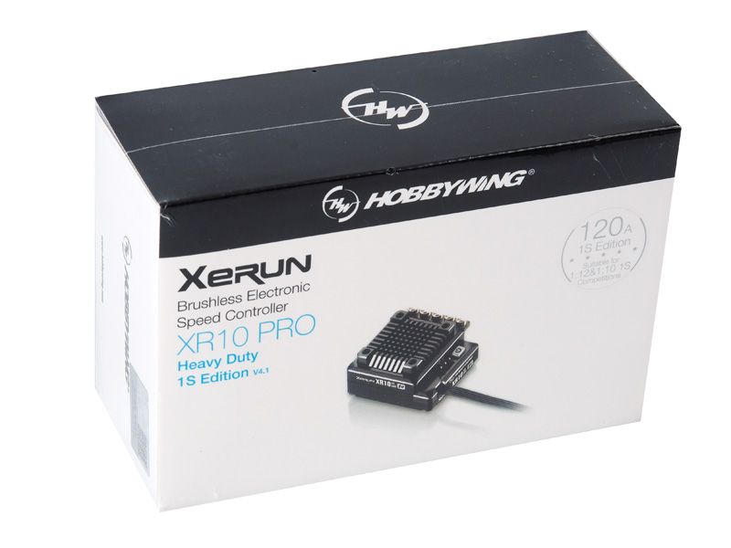 Hobbywing Xerun XR10 Pro 1S Brushless Regler 120A für 1:12 Fahrzeuge