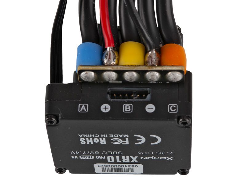 Hobbywing Xerun XR10 Pro Brushless Regler Schwarz 160A, 2 - 3s LiPo