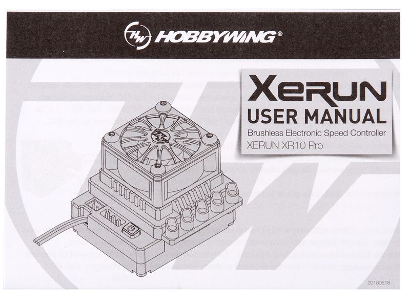 Hobbywing Xerun XR10 Pro Brushless Regler Schwarz 160A, 2 - 3s LiPo