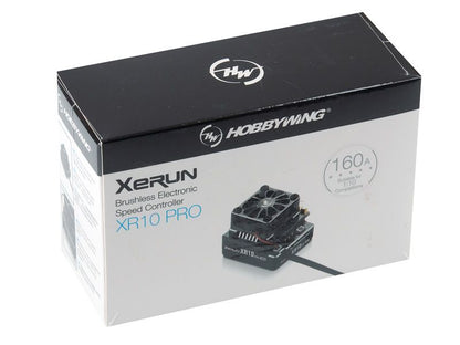 Hobbywing Xerun XR10 Pro Brushless Regler Schwarz 160A, 2 - 3s LiPo