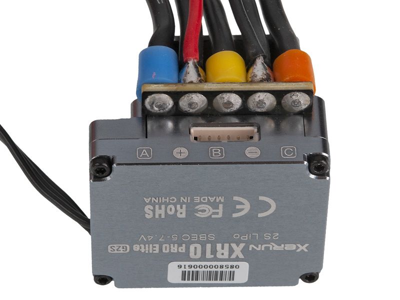 Hobbywing Xerun XR10 Pro Elite G2S Brushless Regler 160A, 2s LiPo für 1:10 Fahrzeuge