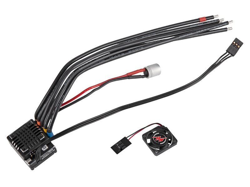 Hobbywing Xerun XR10 Stock Brushless Regler 80A 1S LiPo, BEC 3A für 1:12 Fahrzeuge